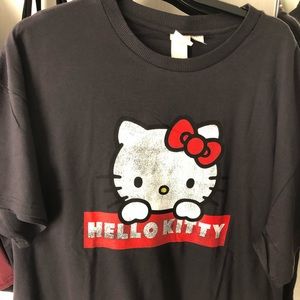 H&M hello kitty shirt grey size m NWT